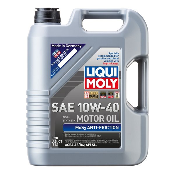 Liqui Moly MoS2 Antifriction Motoroil 10W-40, 5 Liter, 2043 2043